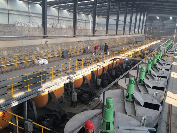 陶瓷原料及釉料自動配混生產(chǎn)線